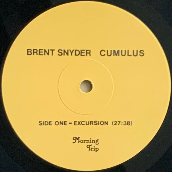 Brent Snyder (3) : Cumulus (LP, Album, RE)