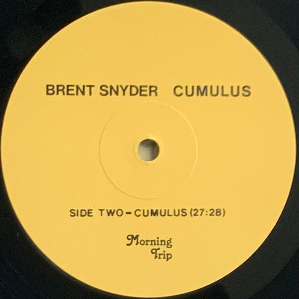 Brent Snyder (3) : Cumulus (LP, Album, RE)
