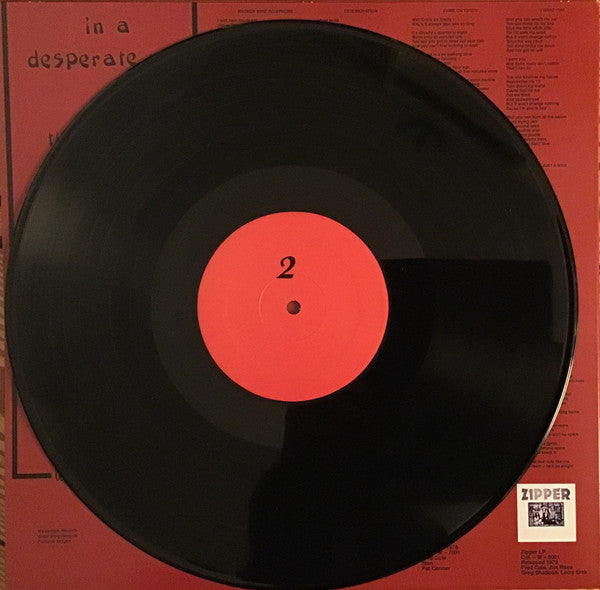 The Rats (5) : In A Desperate Red (LP, Album, RE, RM)