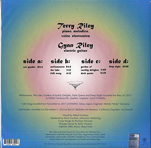 Terry Riley & Gyan Riley : Way Out Yonder (2xLP, Album, RE)