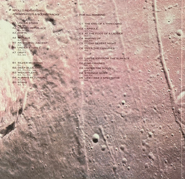 Brian Eno With Daniel Lanois & Roger Eno : Apollo: Atmospheres & Soundtracks (Extended Edition) (LP, Album, RE, RM, 180 + LP, Album, 180 + Ext)