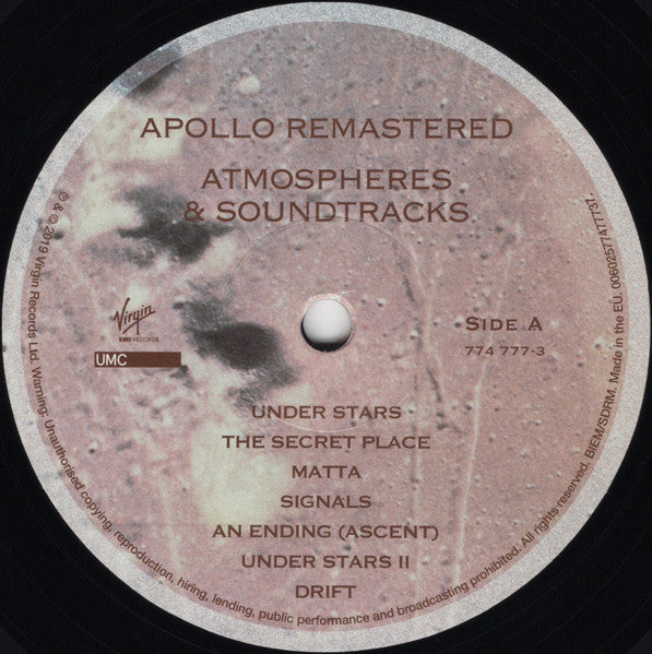 Brian Eno With Daniel Lanois & Roger Eno : Apollo: Atmospheres & Soundtracks (Extended Edition) (LP, Album, RE, RM, 180 + LP, Album, 180 + Ext)