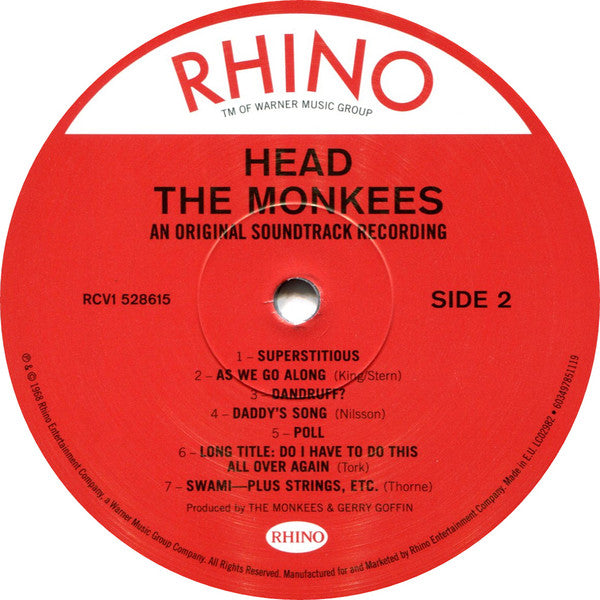 The Monkees : Head (LP, Album, Ltd, RE, RP, Sil)