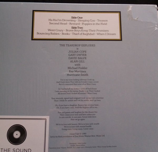 The Teardrop Explodes : Kilimanjaro (LP, Album, RE)