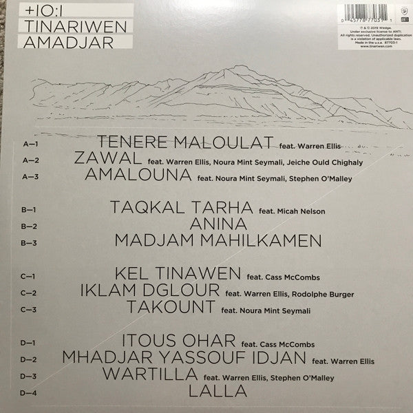 Tinariwen : Amadjar (2xLP, Album)