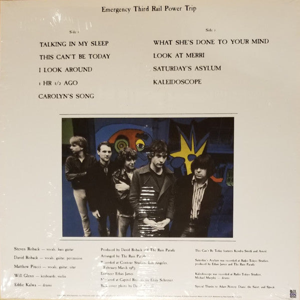 The Rain Parade* : Emergency Third Rail Power Trip (LP, Album, Ltd, RE, Red)