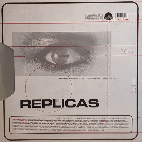 Gary Numan // Tubeway Army : Replicas (The First Recordings) (2xLP, Album, Comp, Sag)