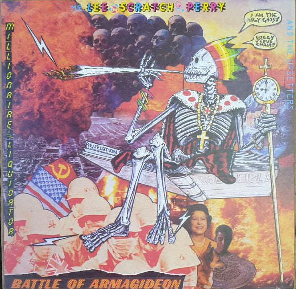 Lee Perry & The Upsetters : Battle Of Armagideon (Millionaire Liquidator) (LP, Album, Ltd, Num, RE, Ora)