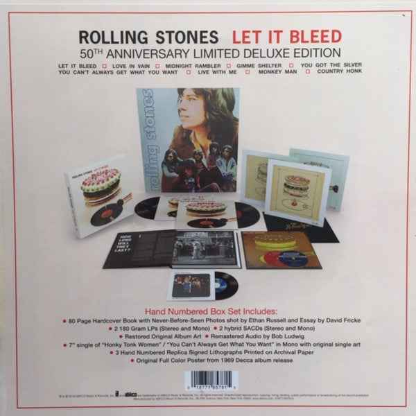 Rolling Stones* : Let It Bleed (LP, Album, RE, RM, 180 + LP, Album, Mono, RE, RM, )