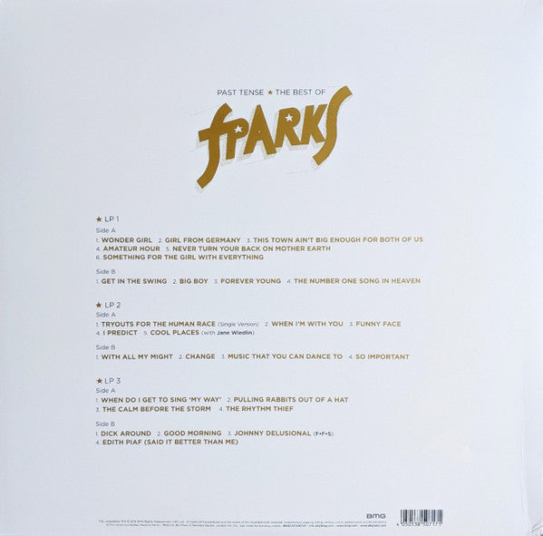 Sparks : Past Tense (The Best Of Sparks) (3xLP, Comp, RM)