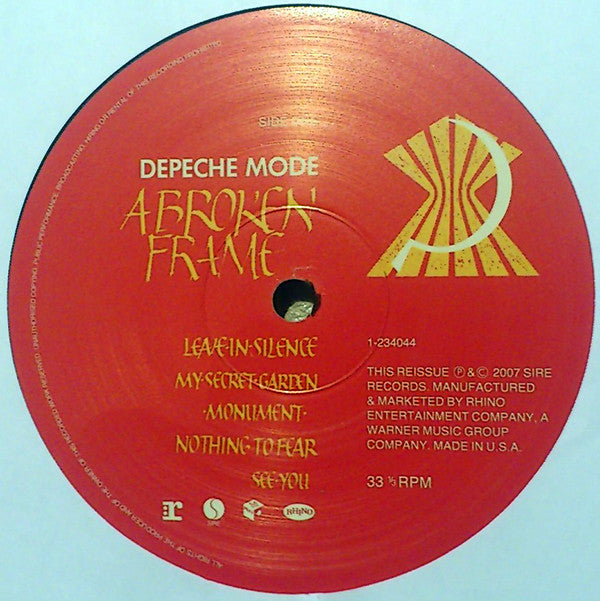 Depeche Mode : A Broken Frame (LP, Album, RE, RM, Gat)