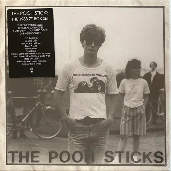 The Pooh Sticks : Pooh Sticks 7" Box Set (7", Red + 7", Gre + 7", Blu + 7", Yel + 7", Pin + )