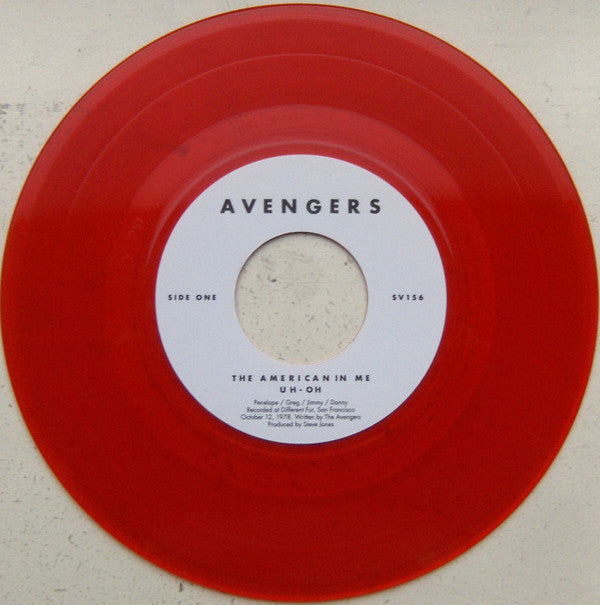 Avengers : The American In Me (7", EP, RSD, Ltd, Red)