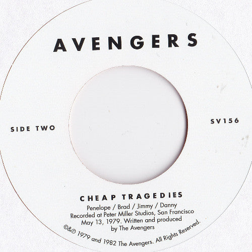 Avengers : The American In Me (7", EP, RSD, Ltd, Red)