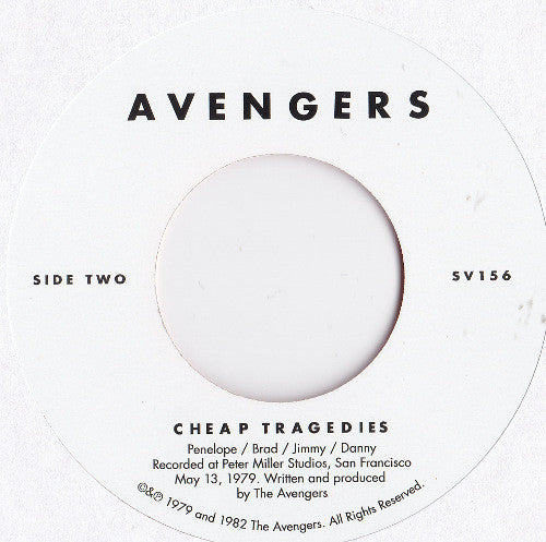 Avengers : The American In Me (7", EP, RSD, Ltd, Red)