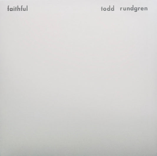 Todd Rundgren : Faithful (LP, Album, Ltd, Num, RE, Whi)