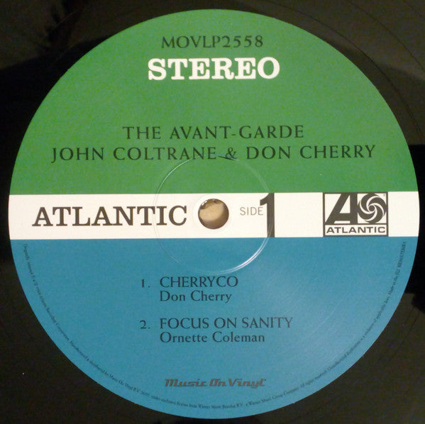 John Coltrane & Don Cherry : The Avant-Garde (LP, Album, RE, 180)