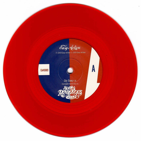 Sonic's Rendezvous Band : City Slang / Electrophonic Tonic (7", Single, Ltd, RM, Red)