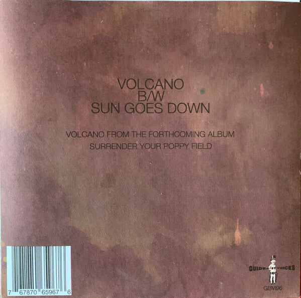 Guided By Voices : Volcano (7", Single)