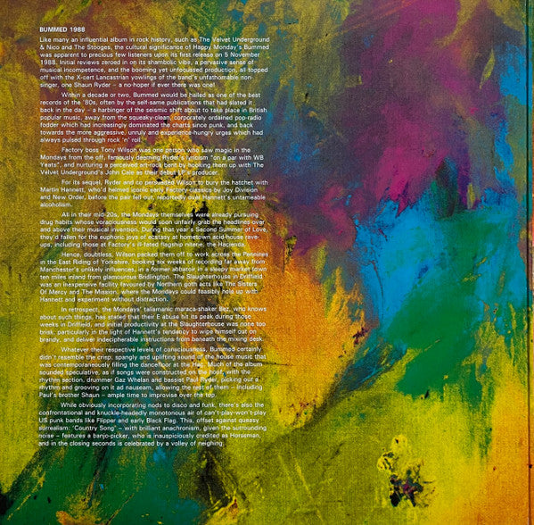 Happy Mondays : Bummed (LP, Album, RE, Gat)