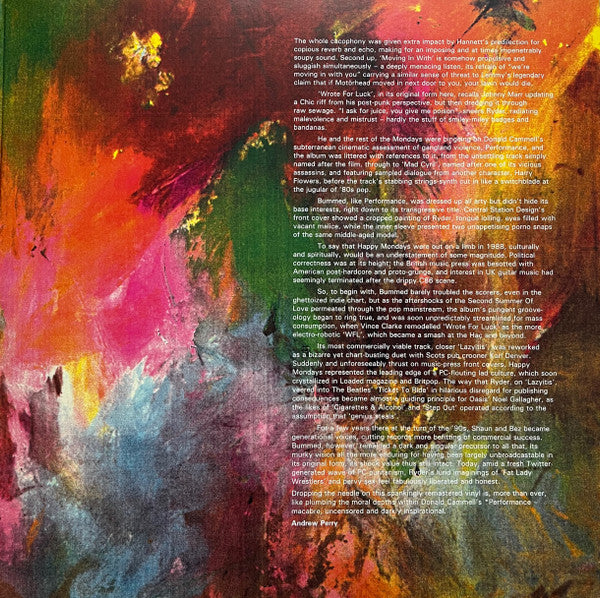 Happy Mondays : Bummed (LP, Album, RE, Gat)