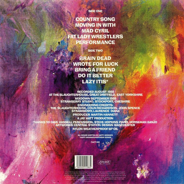 Happy Mondays : Bummed (LP, Album, RE, Gat)