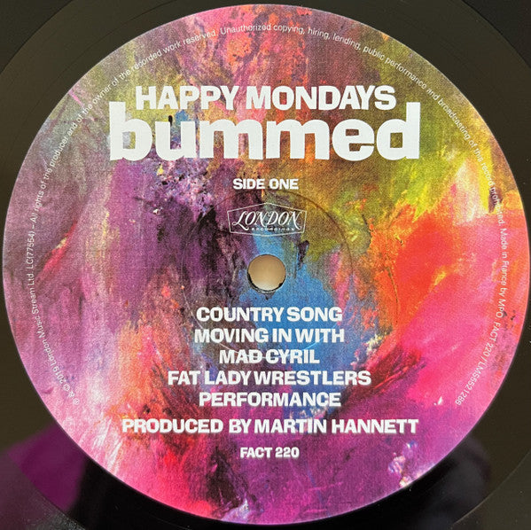 Happy Mondays : Bummed (LP, Album, RE, Emb)