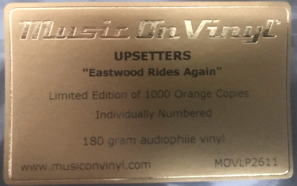The Upsetters : Eastwood Rides Again (LP, Album, Ltd, Num, RE, Ora)