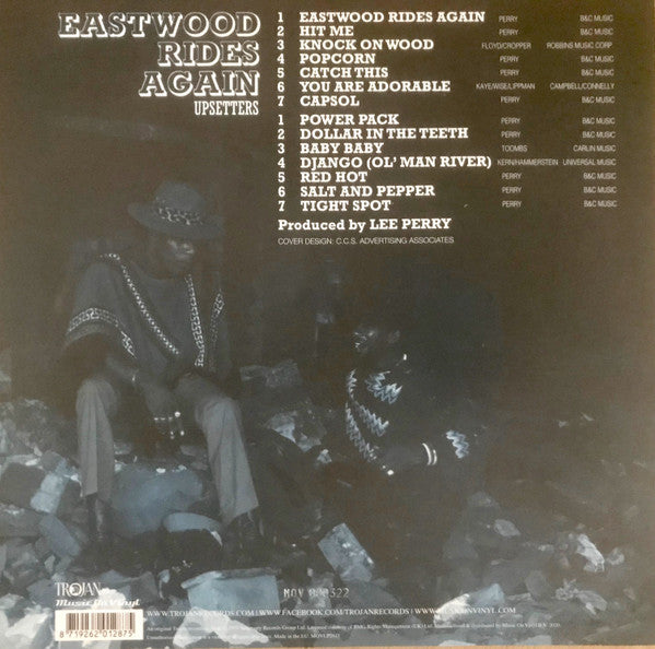 The Upsetters : Eastwood Rides Again (LP, Album, Ltd, Num, RE, Ora)