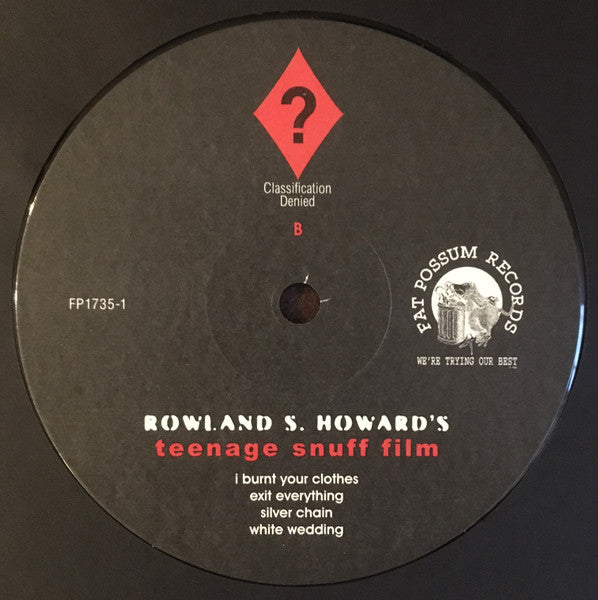 Rowland S. Howard : Teenage Snuff Film (2xLP, Album, Etch, RE)