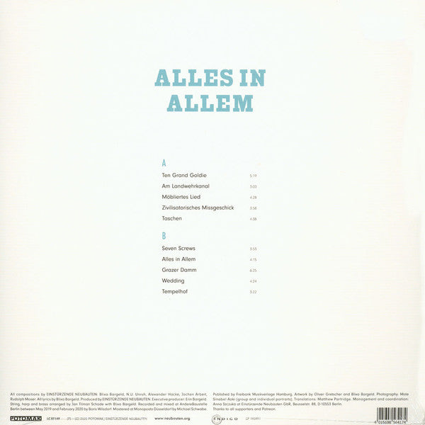 Einstürzende Neubauten : Alles In Allem (LP, Album)