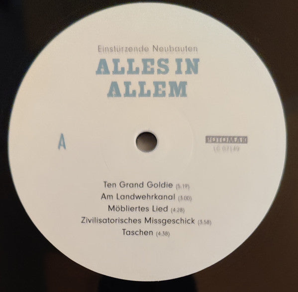 Einstürzende Neubauten : Alles In Allem (LP, Album)