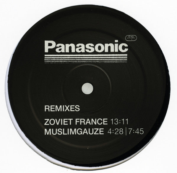 Panasonic* : Remixes (12", EP)