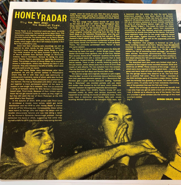 Honey Radar : Sing the Snow Away: The Chunklet Years (LP, Comp, Ltd, Tra)