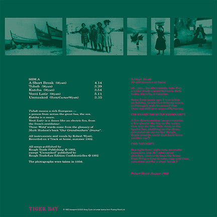 Robert Wyatt : A Short Break (12", S/Sided, EP, Pic, RE, RM)