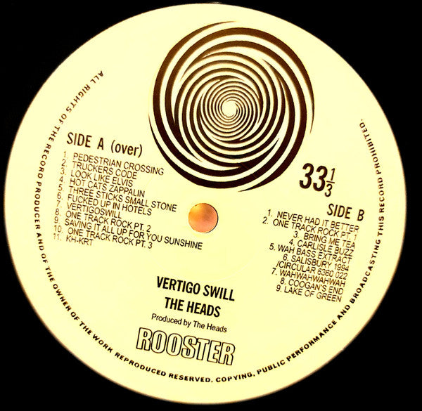 The Heads (2) : Vertigo Swill (LP)