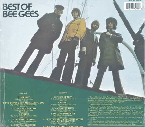 Bee Gees : Best Of Bee Gees (LP, Comp, RE)