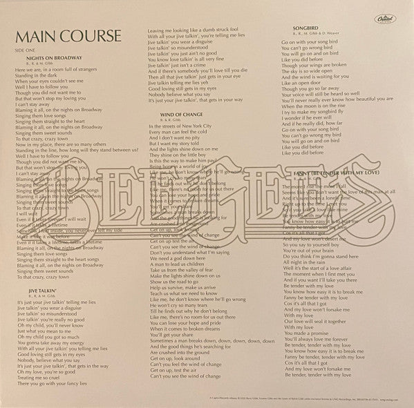 Bee Gees : Main Course (LP, Album, RE)