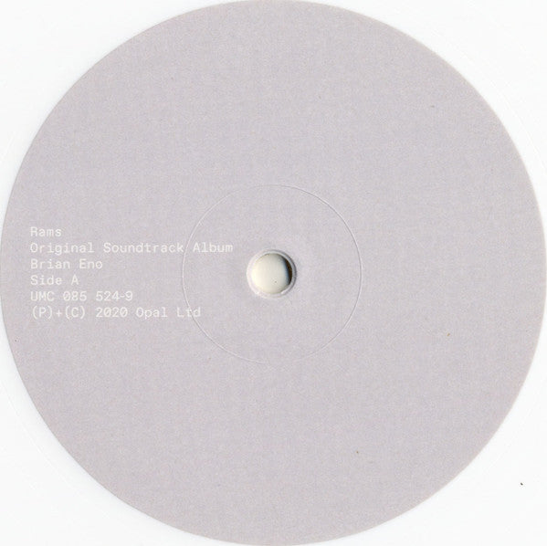 Brian Eno : Rams - Original Soundtrack Album (LP, Album, RSD, Whi)