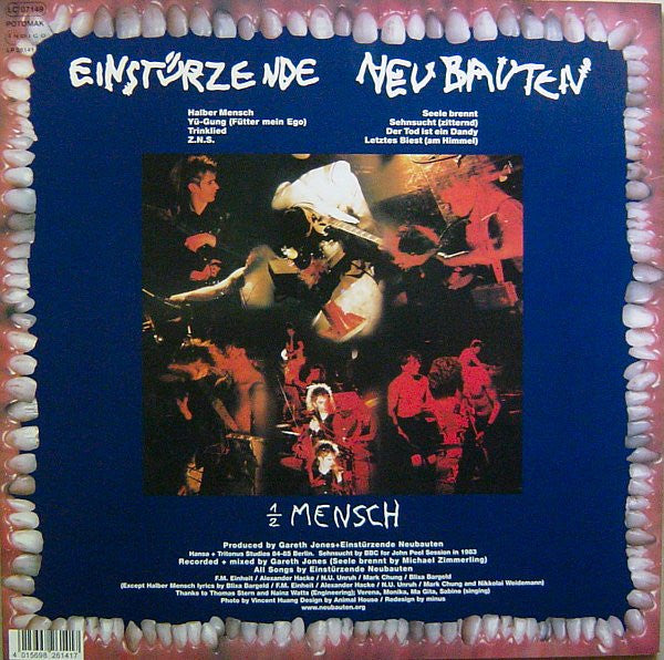 Einstürzende Neubauten : 1/2 Mensch (LP, Album, RE)