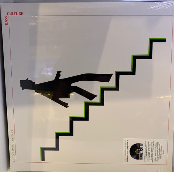 Linton Kwesi Johnson : Bass Culture / LKJ In Dub  (LP, Album, RE, Gre + LP, Album, RE, Red + RSD, Com)