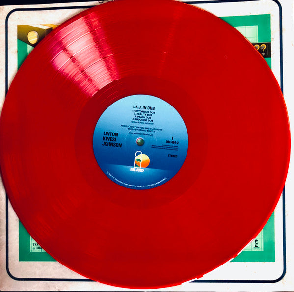 Linton Kwesi Johnson : Bass Culture / LKJ In Dub  (LP, Album, RE, Gre + LP, Album, RE, Red + RSD, Com)