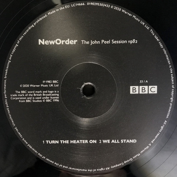 NewOrder* : The John Peel Session 1982 (12", EP, RSD, RE)