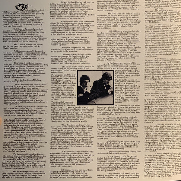 The Kinks : The Kink Kronikles (2xLP, RSD, Comp, Ltd, RE, RM, Red)