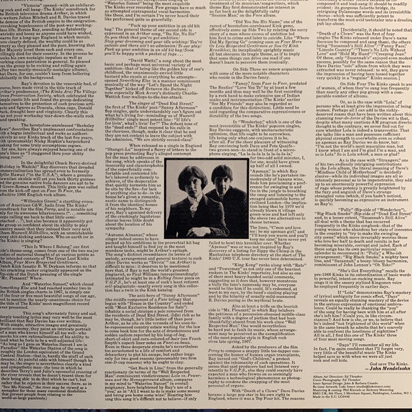 The Kinks : The Kink Kronikles (2xLP, RSD, Comp, Ltd, RE, RM, Red)