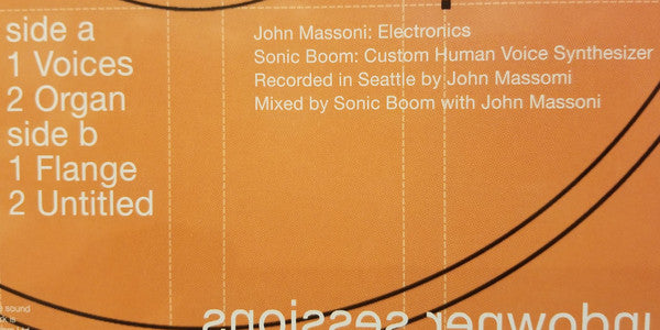 John Massoni w/ Sonic Boom (2) : The Sundowner Sessions (12", EP, RSD, RE, For)