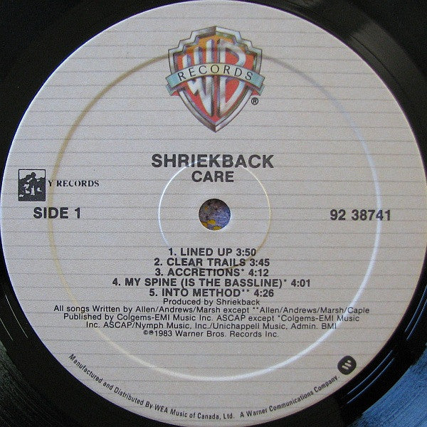 Shriekback : Care (LP, Album)