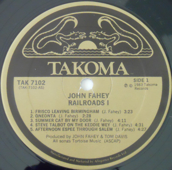 John Fahey : Railroad I (LP, Album)