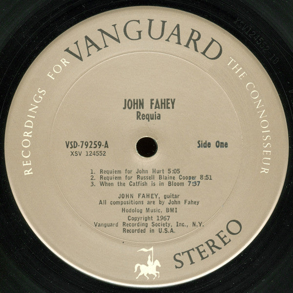 John Fahey : Requia (LP, Album, Ste)