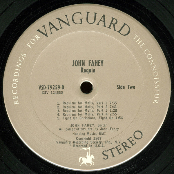 John Fahey : Requia (LP, Album, Ste)